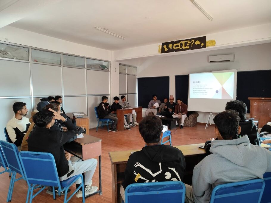 Various Team Participating in Quiz Event